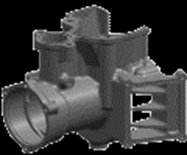 3D CAD — cast mechanical component design