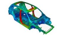 Thermal structural FEA simulation on vehicle body